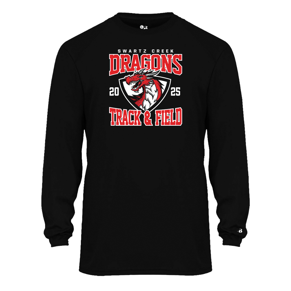 B-CORE Adult/Youth Tech Long Sleeve - DRAGONS 25