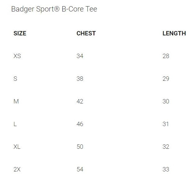 B-CORE Tech Tee - Bronchos XC