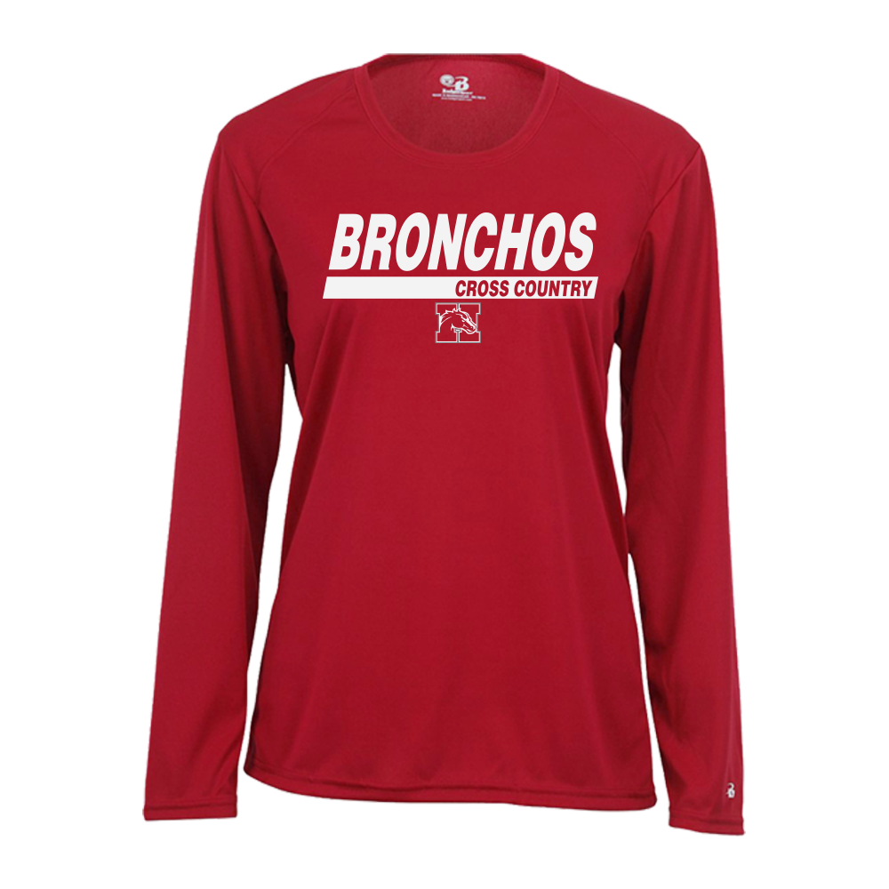 B-CORE Women's Tech Long Sleeve - Bronchos XC
