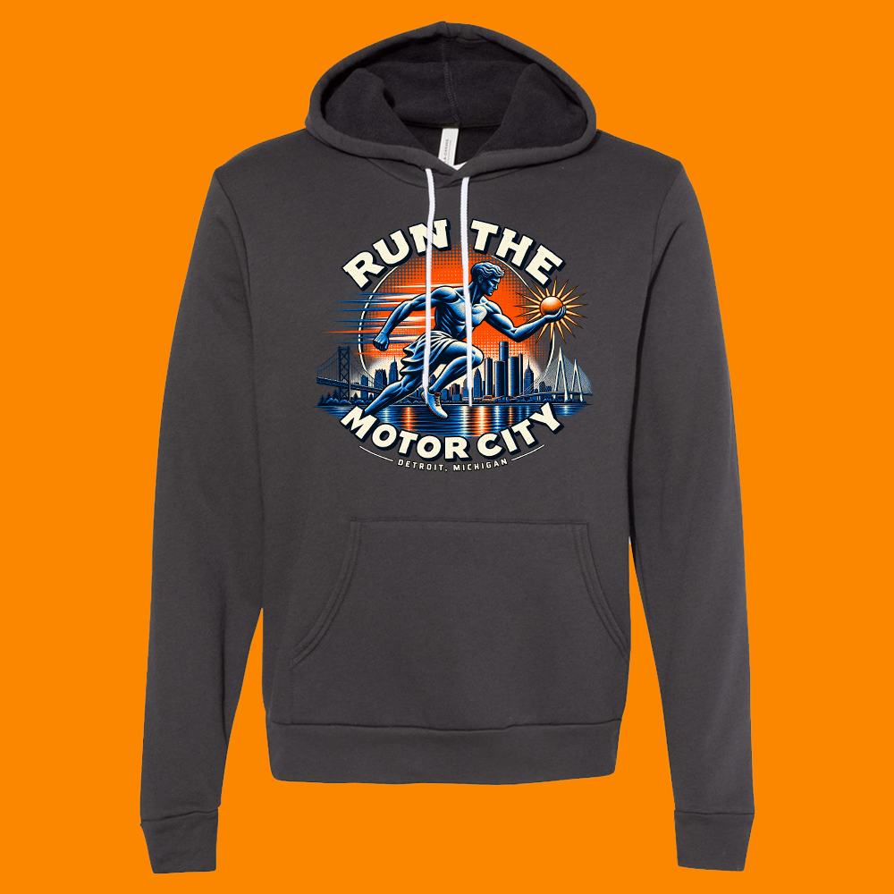 *PRE-ORDER* Run the Motor City - Bella Canvas - Super Soft Hooded Sweatshirt