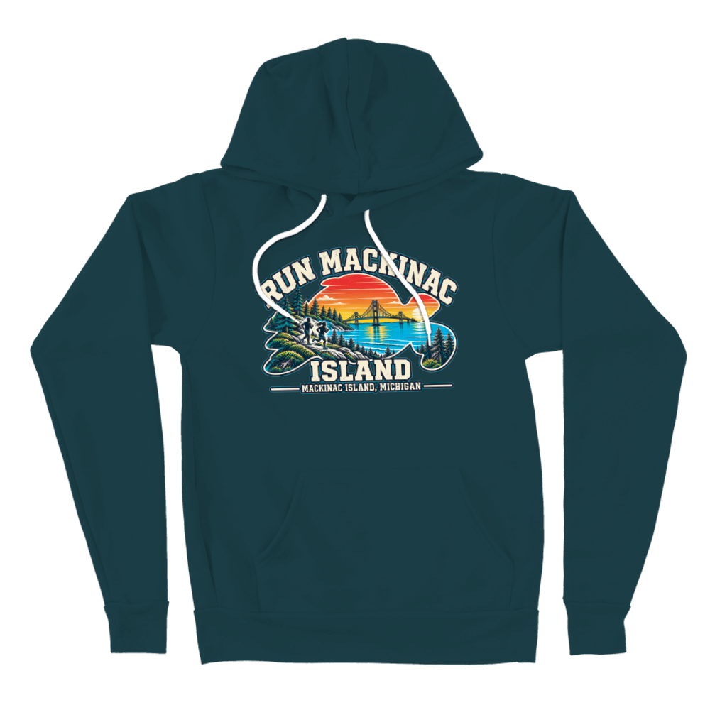 *PRE-ORDER* Run Mackinac Island - Bella Canvas - Super Soft Hooded Sweatshirt
