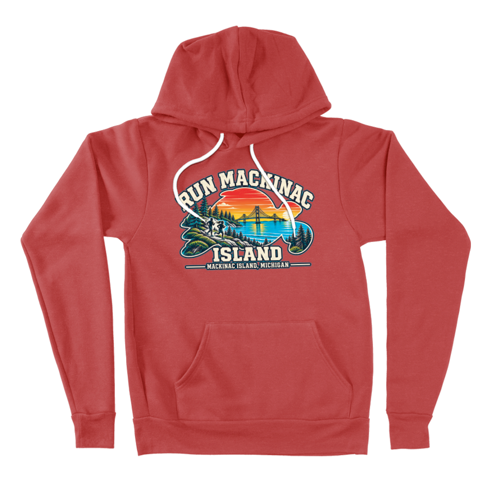 *PRE-ORDER* Run Mackinac Island - Bella Canvas - Super Soft Hooded Sweatshirt