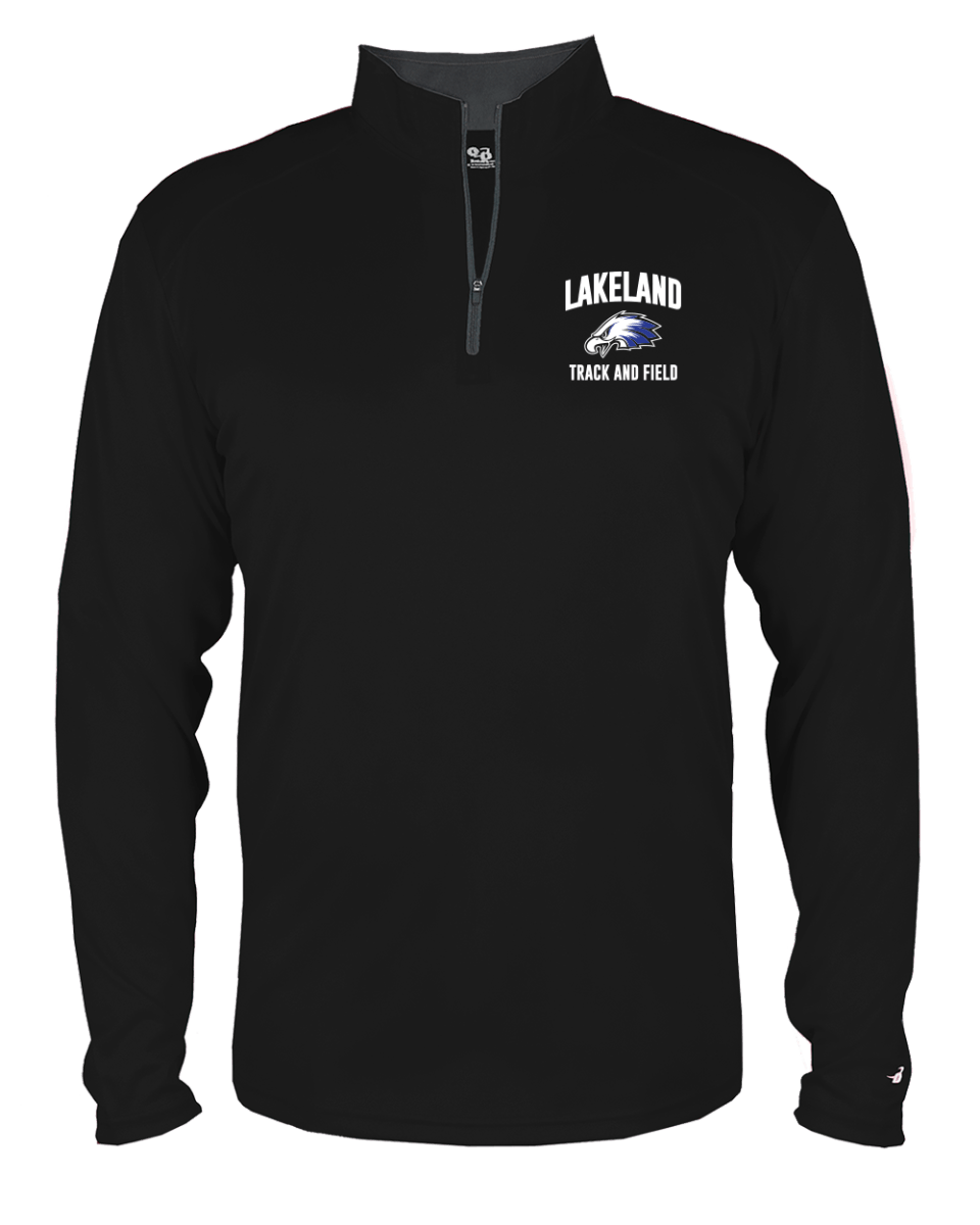 B-Core Men's 1/4 Zip - Lakeland Track - Bauman's Running & Walking Shop
