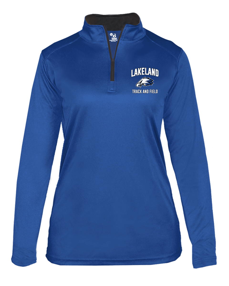 B-Core Women's 1/4 Zip - Lakeland Track - Bauman's Running & Walking Shop