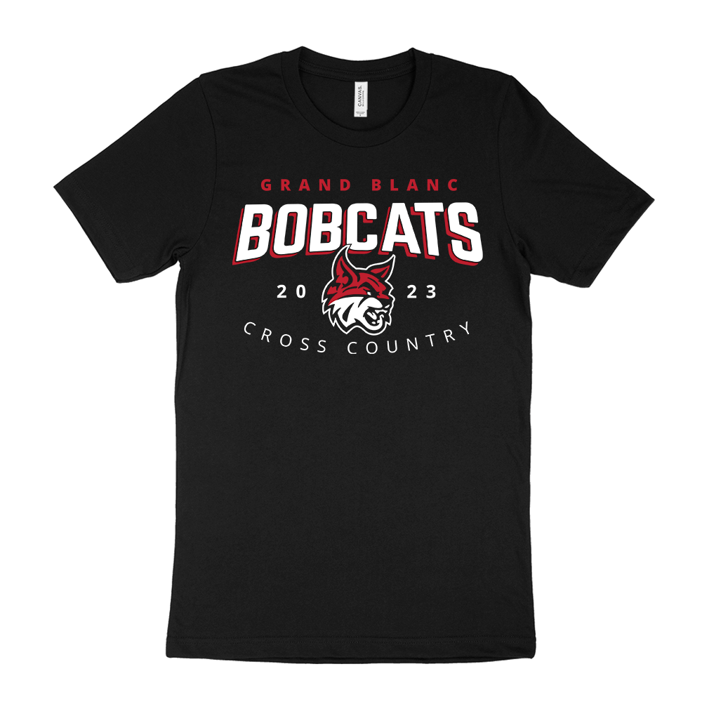 BELLA+CANVAS Unisex Jersey Tee - Bobcats 2023 - Bauman's Running & Walking Shop