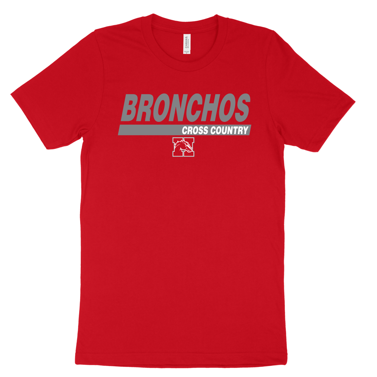 BELLA+CANVAS Unisex Jersey Tee - Brochos XC - Bauman's Running & Walking Shop