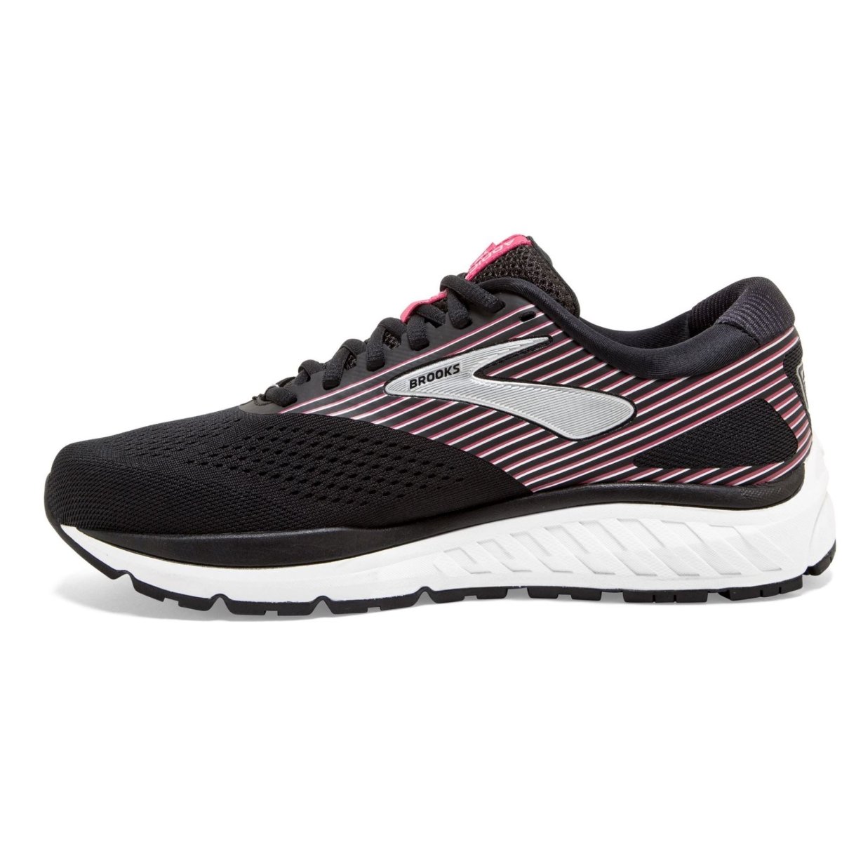 Brooks Women's Addiction 14 (Black/Hot Pink/Silver) - Bauman's Running & Walking Shop