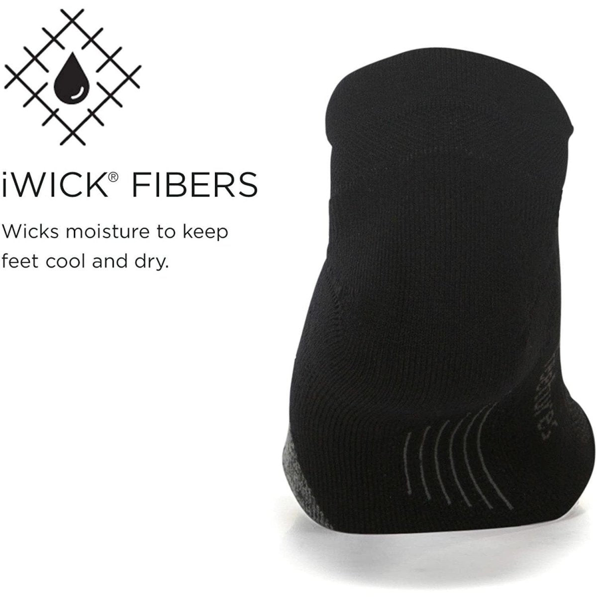 Feetures Unisex Elite Light Cushion No Show Tab - Bauman's Running & Walking Shop