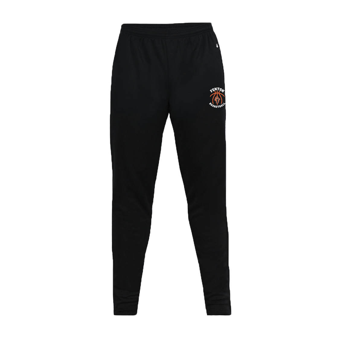 Fenton Basketball - Black Trainer Pant - Bauman's Running & Walking Shop