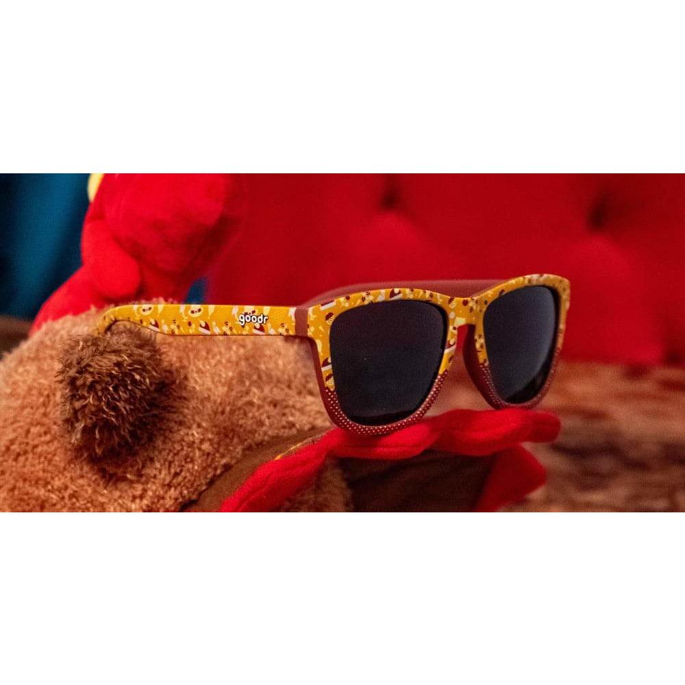 goodr Running Sunglasses - Give 'Em The Bird - Thanksgiving Shades - Bauman's Running & Walking Shop