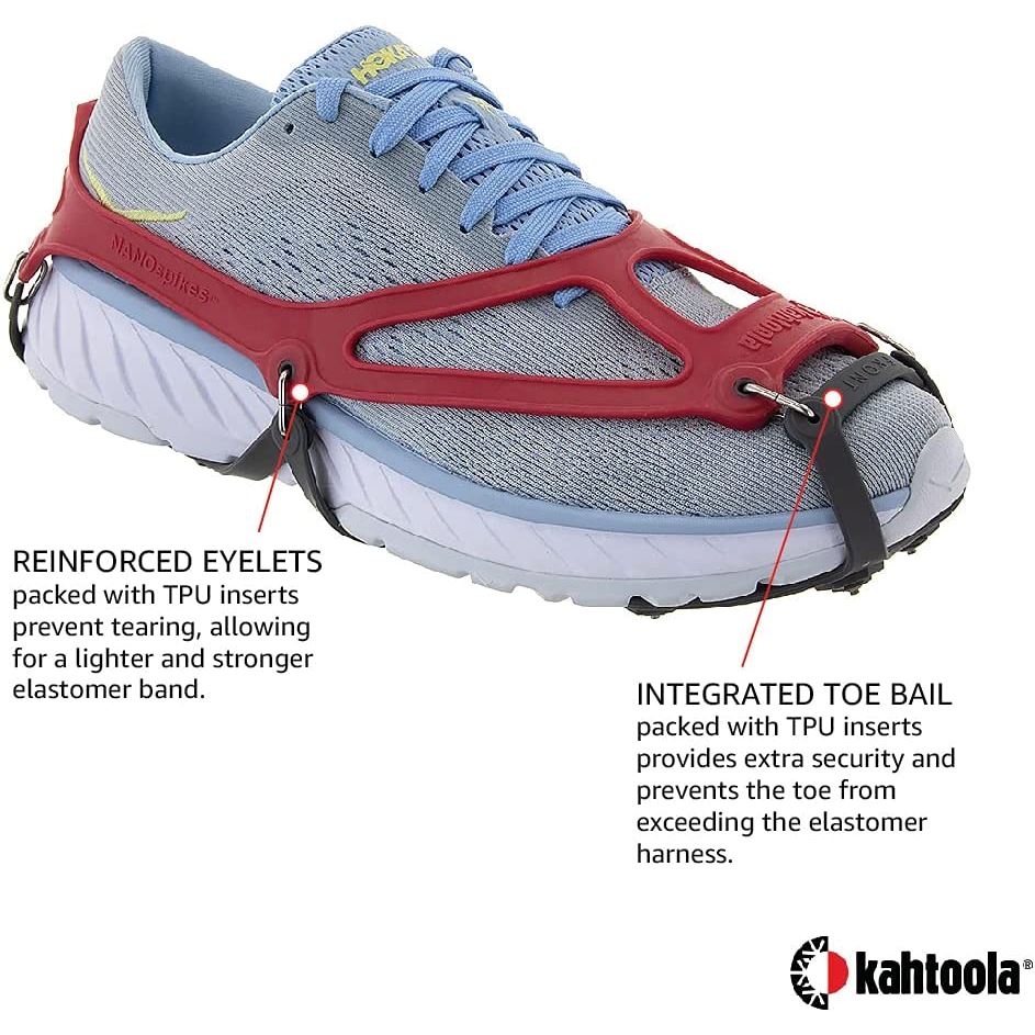 Kahtoola NANOspike Footwear Traction - Bauman's Running & Walking Shop