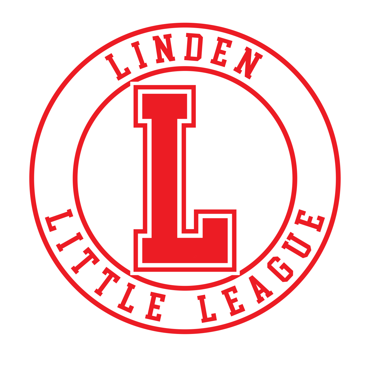 Linden Little League - Car Decal - Bauman's Running & Walking Shop