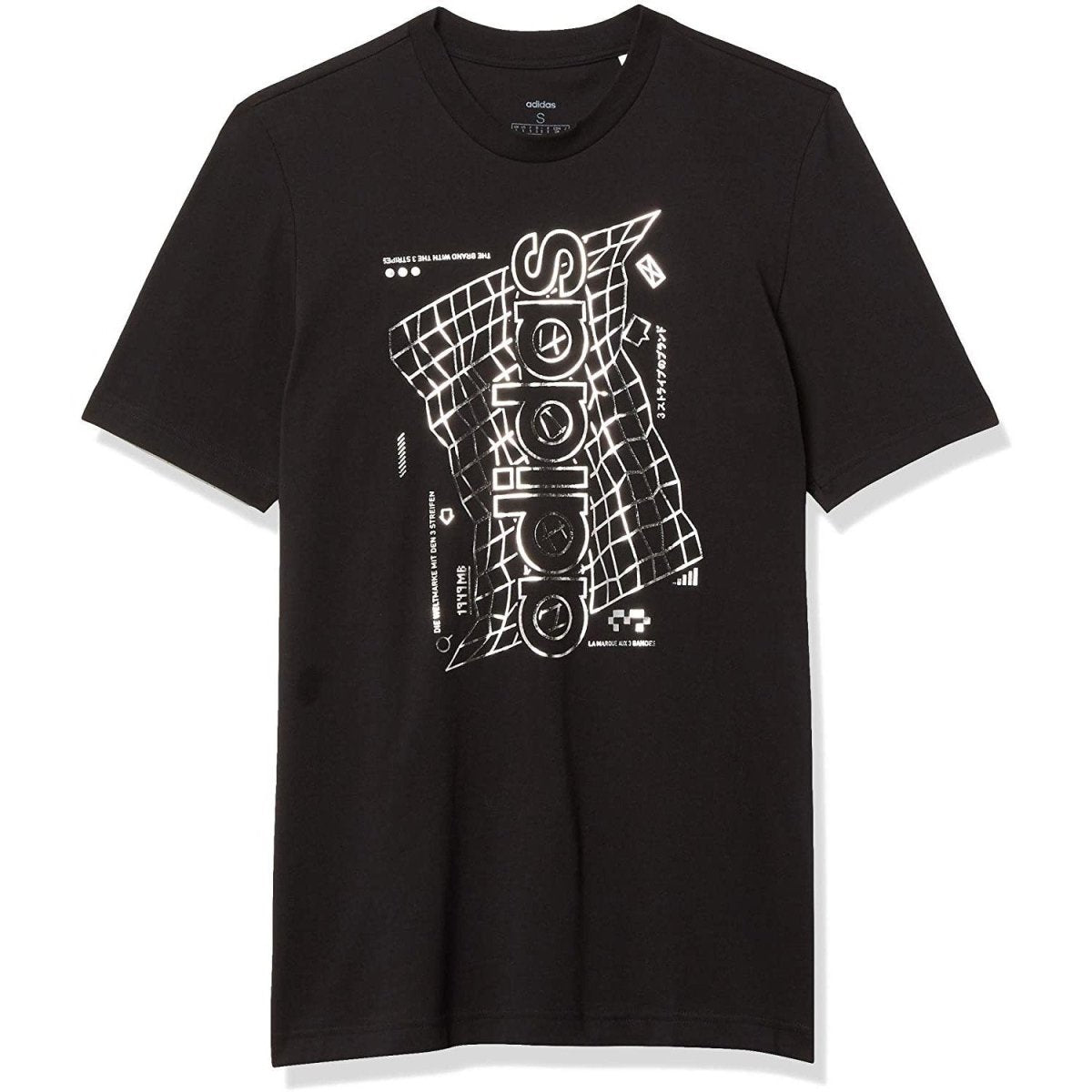 Men's adidas Retro Media Foil Tee - Bauman's Running & Walking Shop