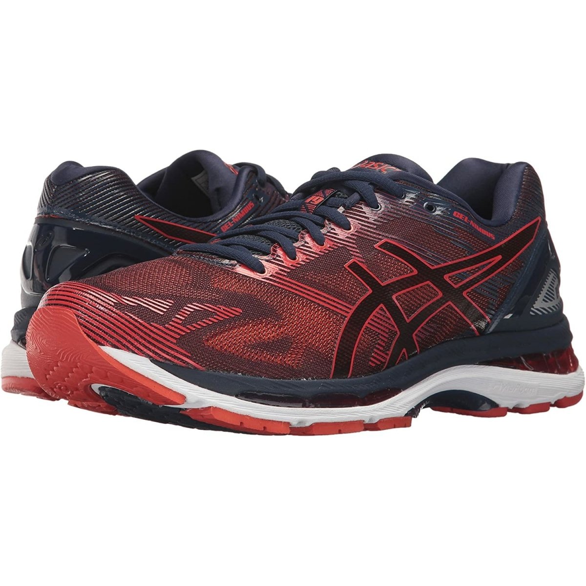 Men's Asics Gel-Nimbus 19 (Peacoat/Red Clay/Peacoat) - Bauman's Running & Walking Shop