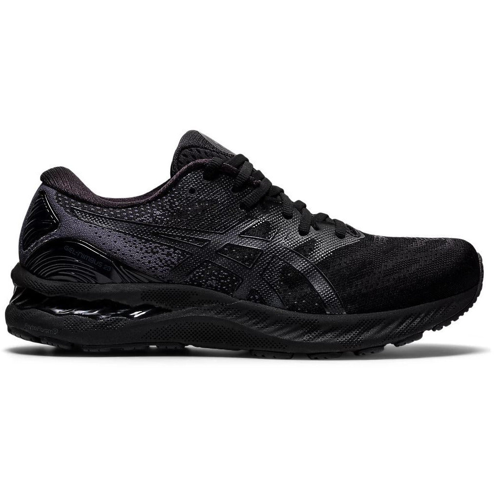 Men's ASICS GEL-NIMBUS 23 (Black/Black) - Bauman's Running & Walking Shop