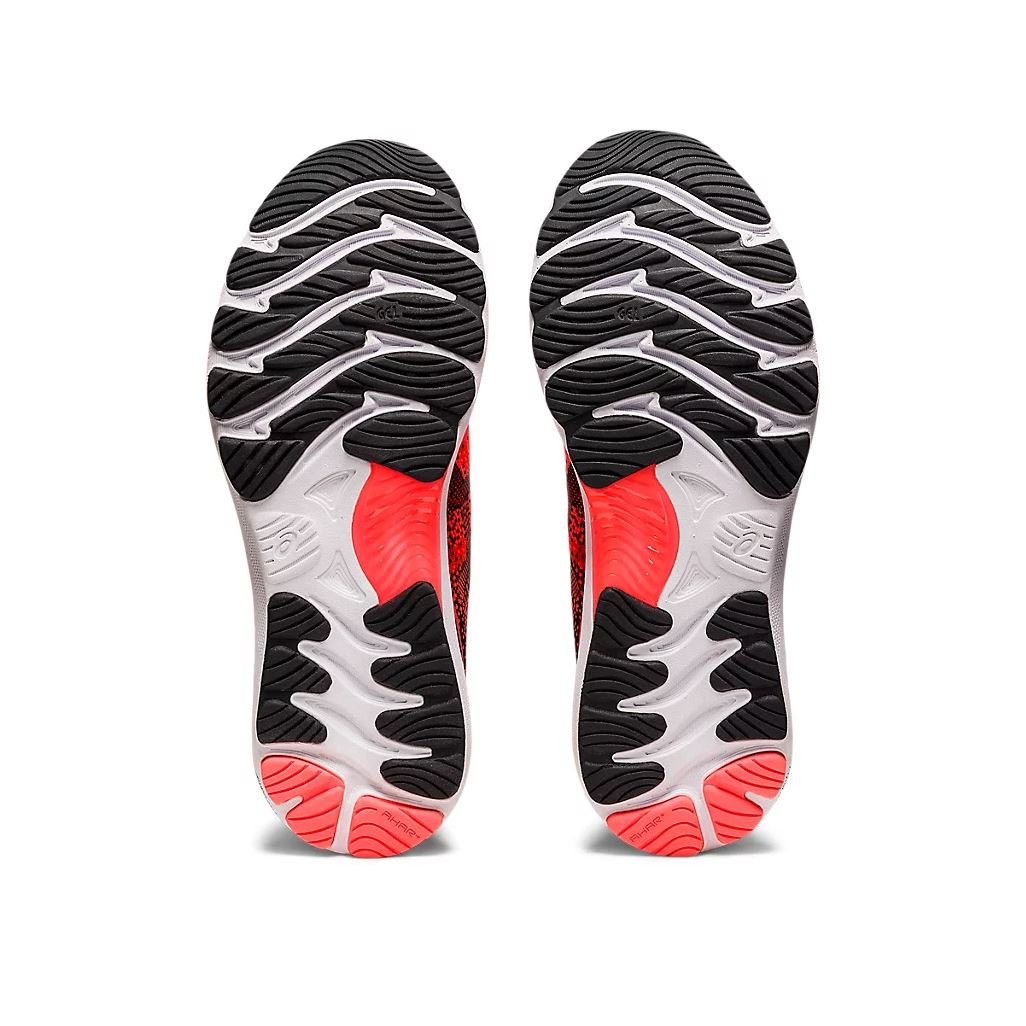 Men's ASICS Gel-Nimbus 23 Tokyo (Sunrise Red/Black) - Bauman's Running & Walking Shop