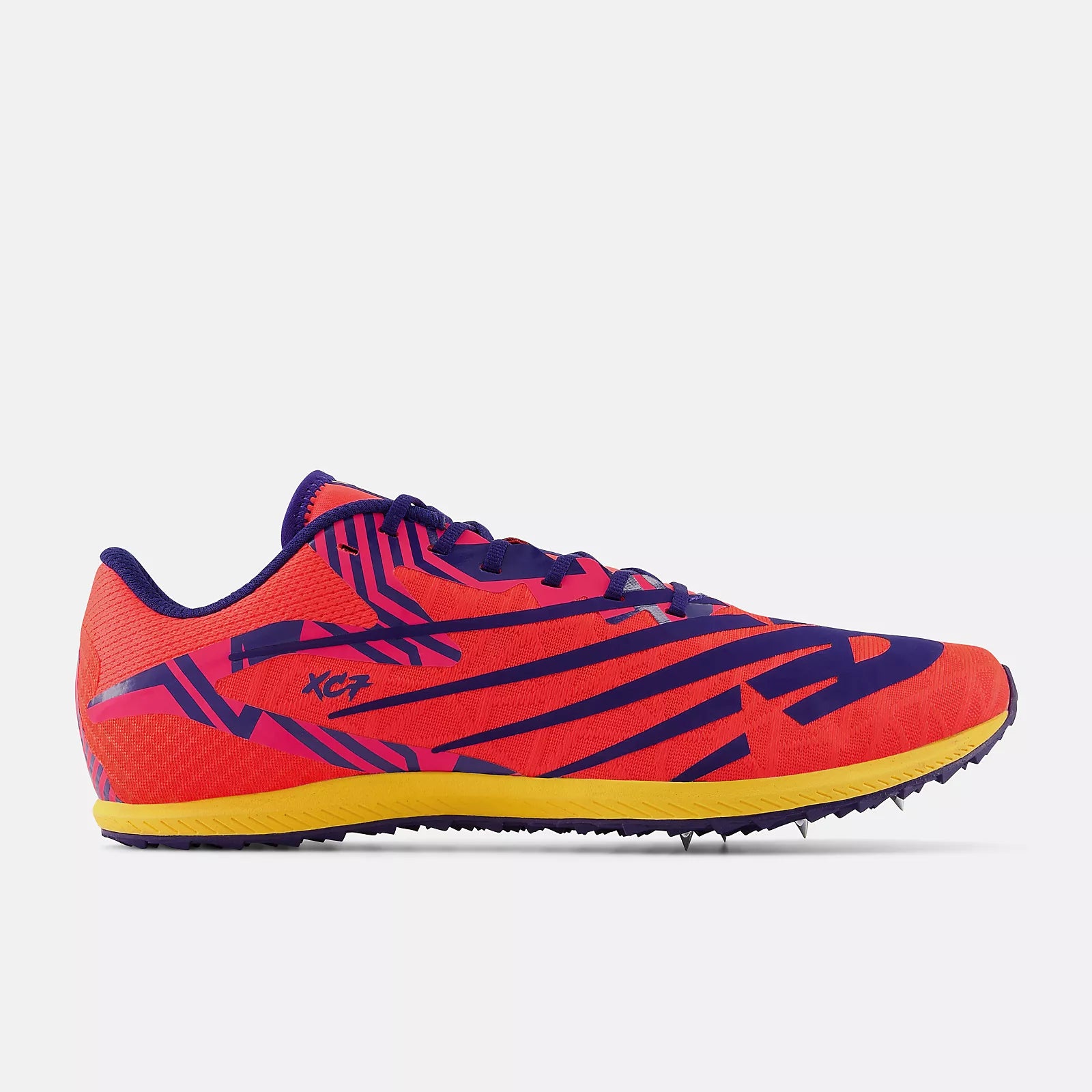 NEW NEW BALANCE men\'s track spikes shoes in red Mens New Balance XC5K v5 Cross Country Spikes | Marathon Sports main image 3