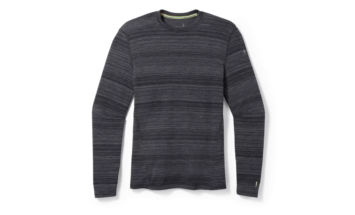 Smartwool Men's Classic Thermal Merino Base Layer Crew - Bauman's Running & Walking Shop