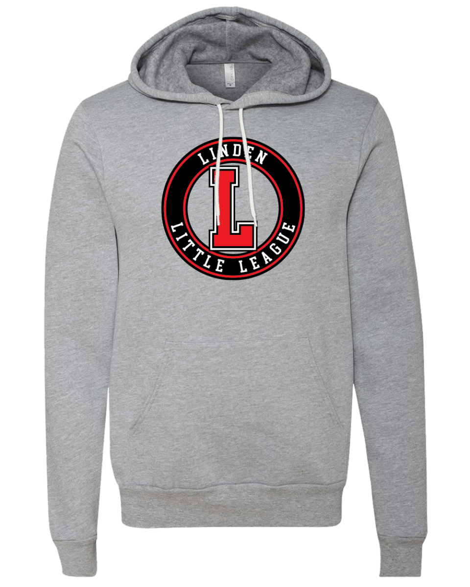 Unisex Sponge Fleece Pullover - Linden Little League - Bauman's Running & Walking Shop