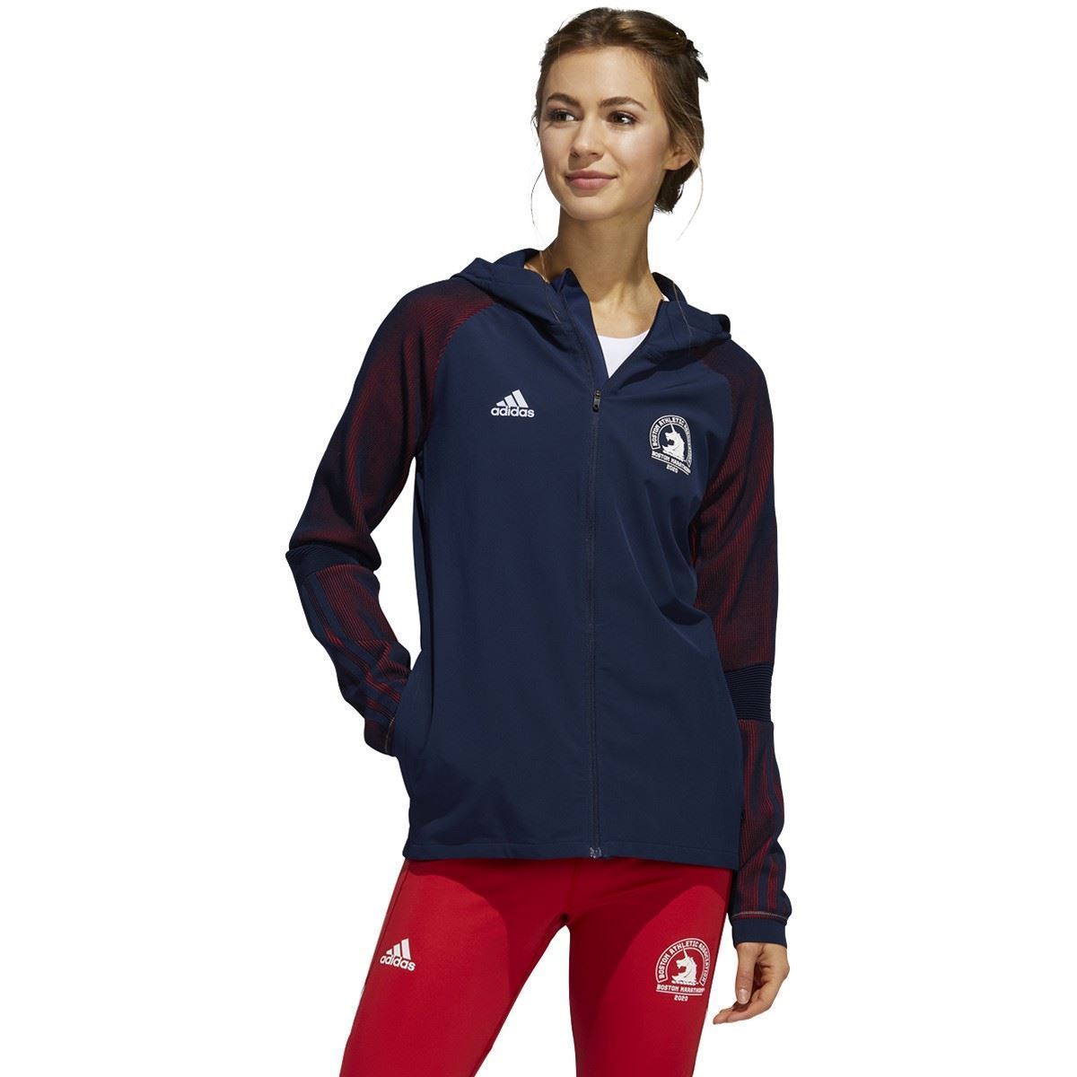 Women's adidas 2020 Boston Marathon PHX Jacket - Bauman's Running & Walking Shop