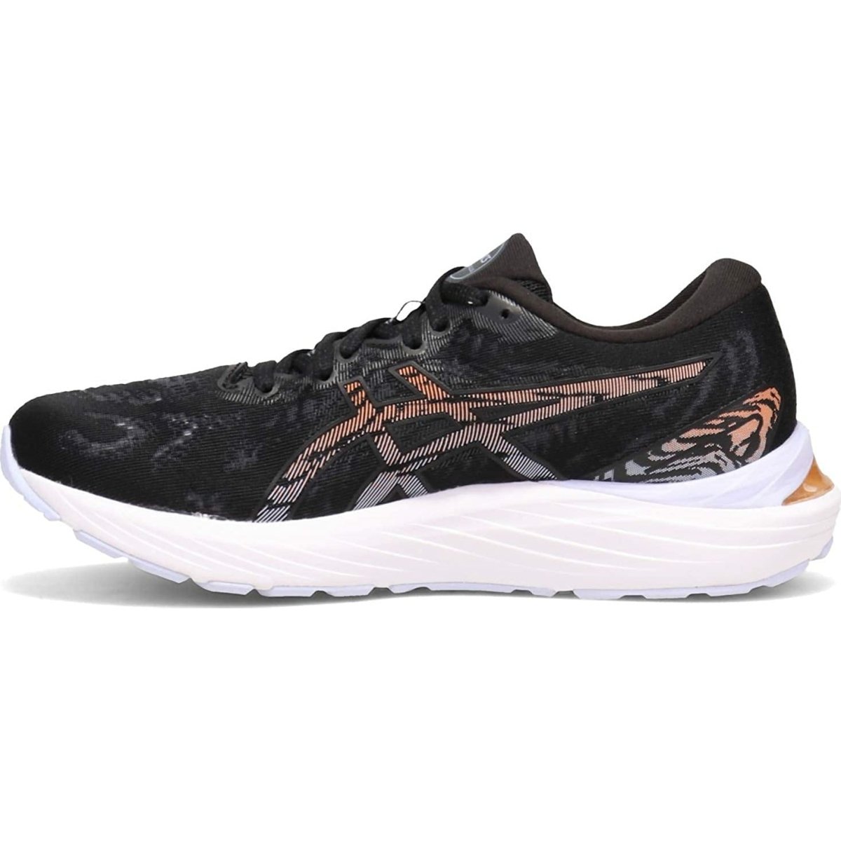 Women's ASICS GEL-CUMULUS 23 (Black/Sun Peach) - Bauman's Running & Walking Shop