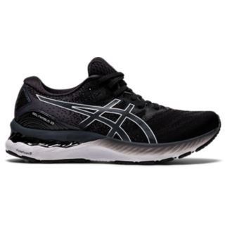 Women's ASICS GEL-NIMBUS 23 (Black/White) - Bauman's Running & Walking Shop