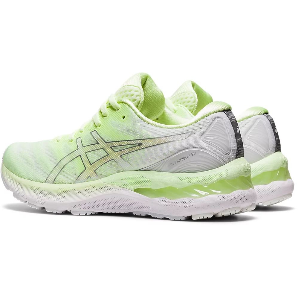 Women's ASICS GEL-NIMBUS 23 (Illuminate Yellow/Pure Silver) - Bauman's Running & Walking Shop