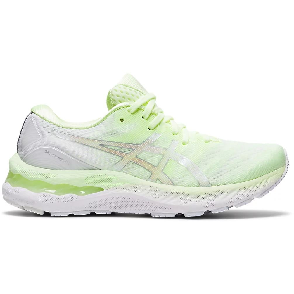 Women's ASICS GEL-NIMBUS 23 (Illuminate Yellow/Pure Silver) - Bauman's Running & Walking Shop
