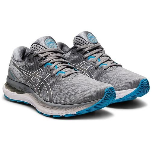 Women's ASICS Gel-Nimbus 23 (Sheet Rock/White) - Bauman's Running & Walking Shop