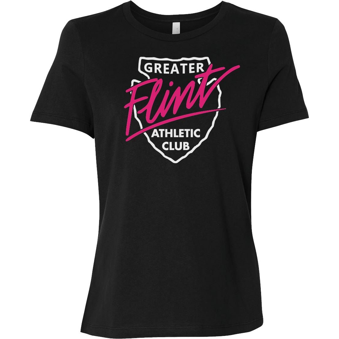 Women's Relaxed Jersey Tee - GFAC Pink Flint - Bauman's Running & Walking Shop