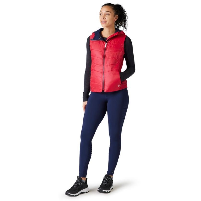 Women's Smartwool Smartloft 60 Hoodie Vest - Bauman's Running & Walking Shop