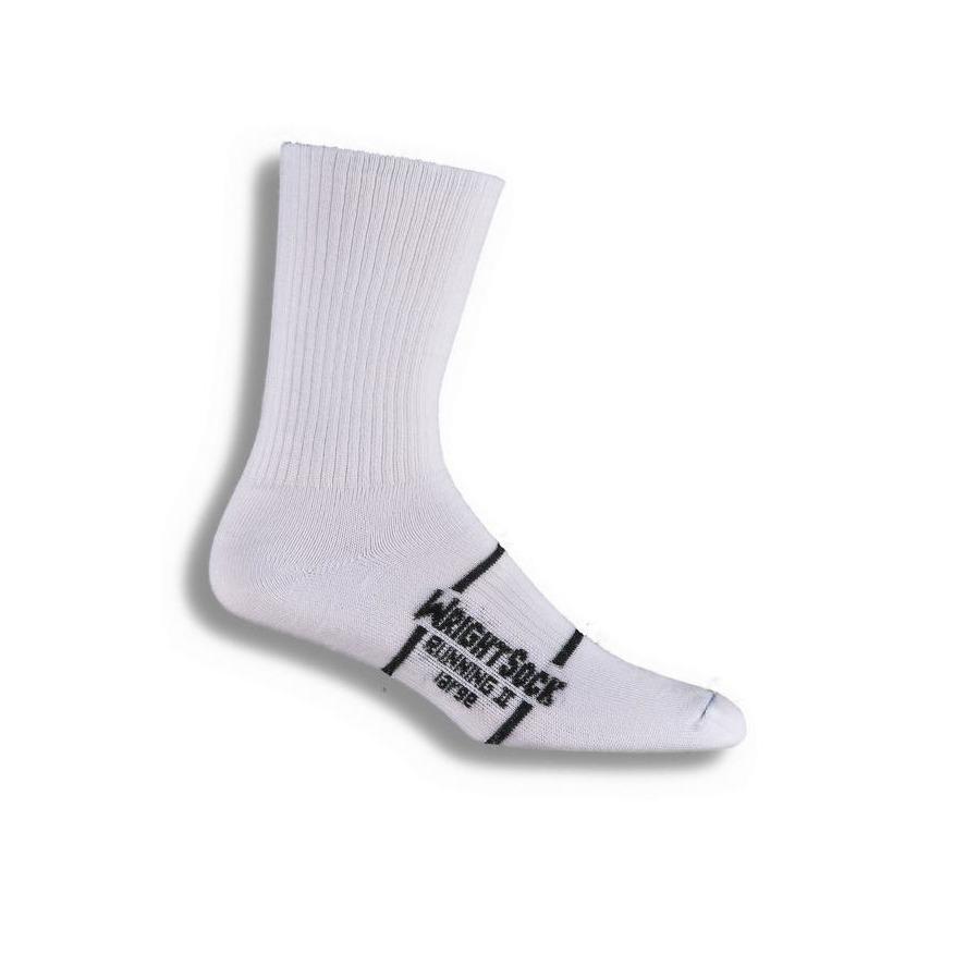 Wright Sock Unisex Running II Crew Double Layer Anti-Blister Sock - Bauman's Running & Walking Shop