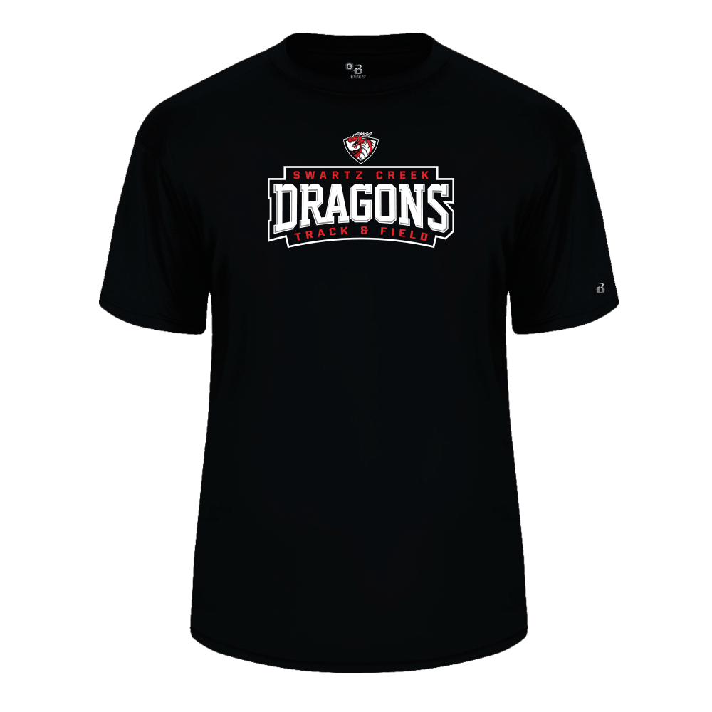 B-CORE Adult/Youth Tech Tee - DRAGONS T&F