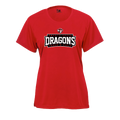 B-CORE Women's Tech Tee - DRAGONS T&F