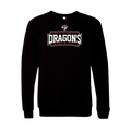 BELLA+CANVAS Unisex Sponge Fleece Raglan Sweatshirt - DRAGONS T&F