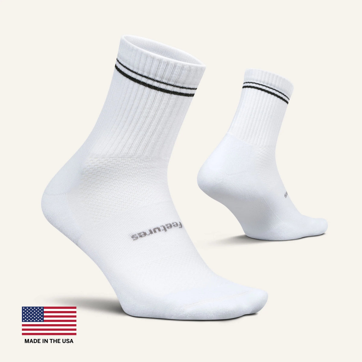 Feetures Unisex High Performance Max Cushion Quarter Tall Sock
