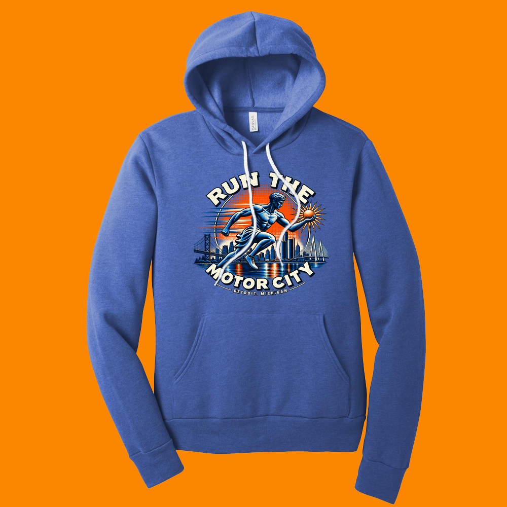 *PRE-ORDER* Run the Motor City - Bella Canvas - Super Soft Hooded Sweatshirt