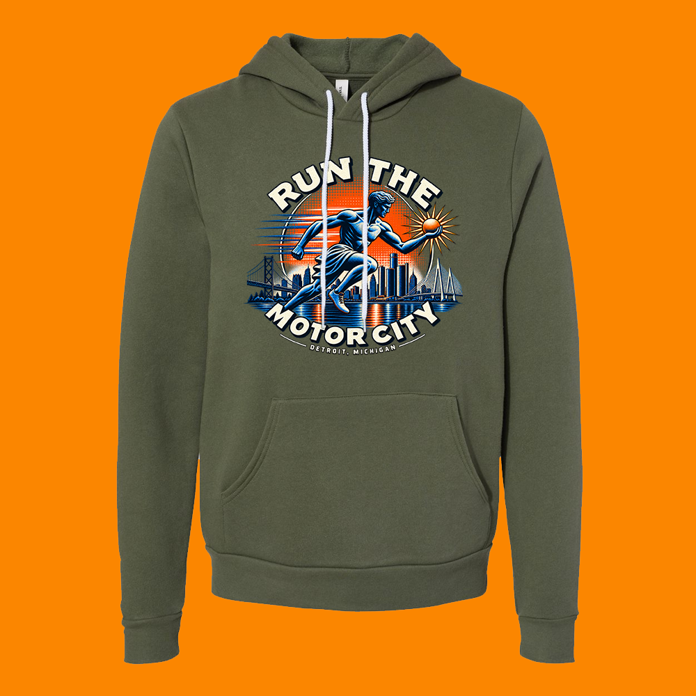 *PRE-ORDER* Run the Motor City - Bella Canvas - Super Soft Hooded Sweatshirt