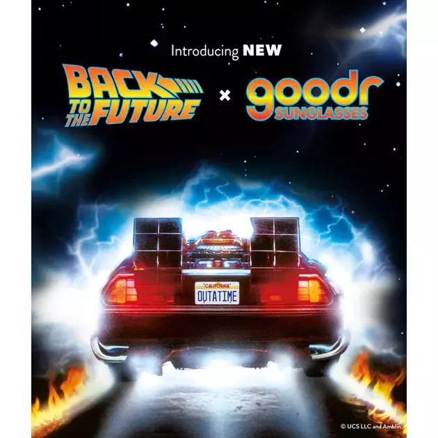 Back to the Future X goodr - Bauman's Running & Walking Shop