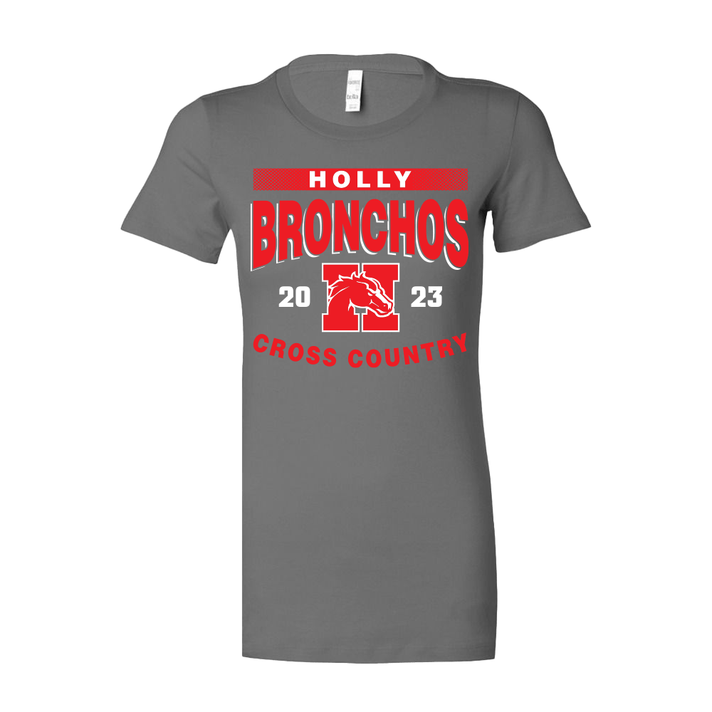 BELLA+CANVAS Women's Slim Fit Tee - Holly XC 23 - Bauman's Running & Walking Shop