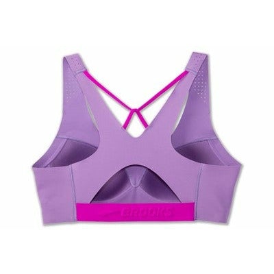 Brooks Dare V Neck Run Bra - Bauman's Running & Walking Shop