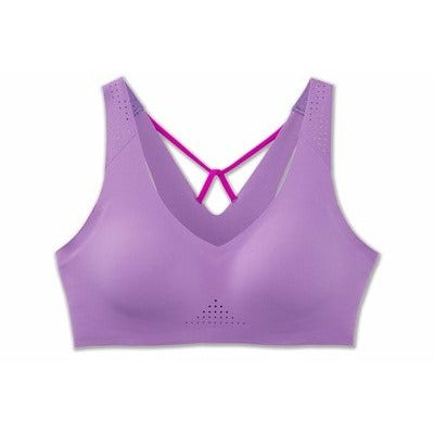 Brooks Dare V Neck Run Bra - Bauman's Running & Walking Shop