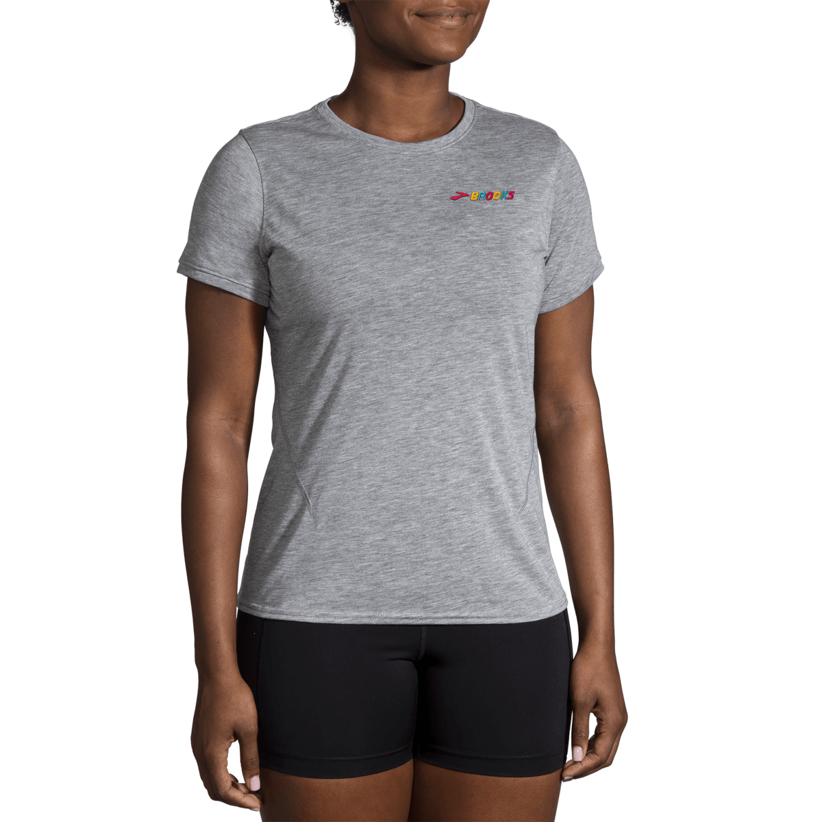 Brooks Women's Distance Short Sleeve 2.0 - Bauman's Running & Walking Shop