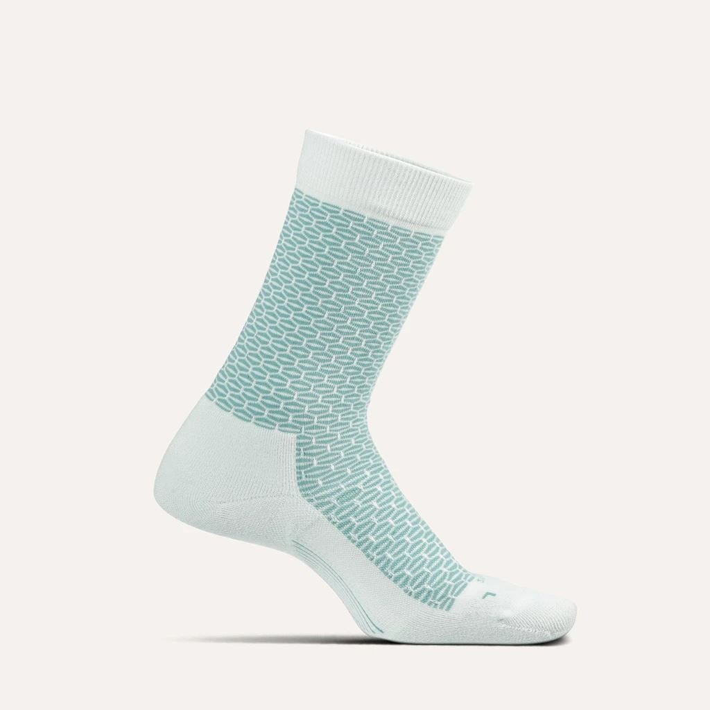 Feetures Everyday Women's Cushion Crew Hex Tex Sock - Bauman's Running & Walking Shop