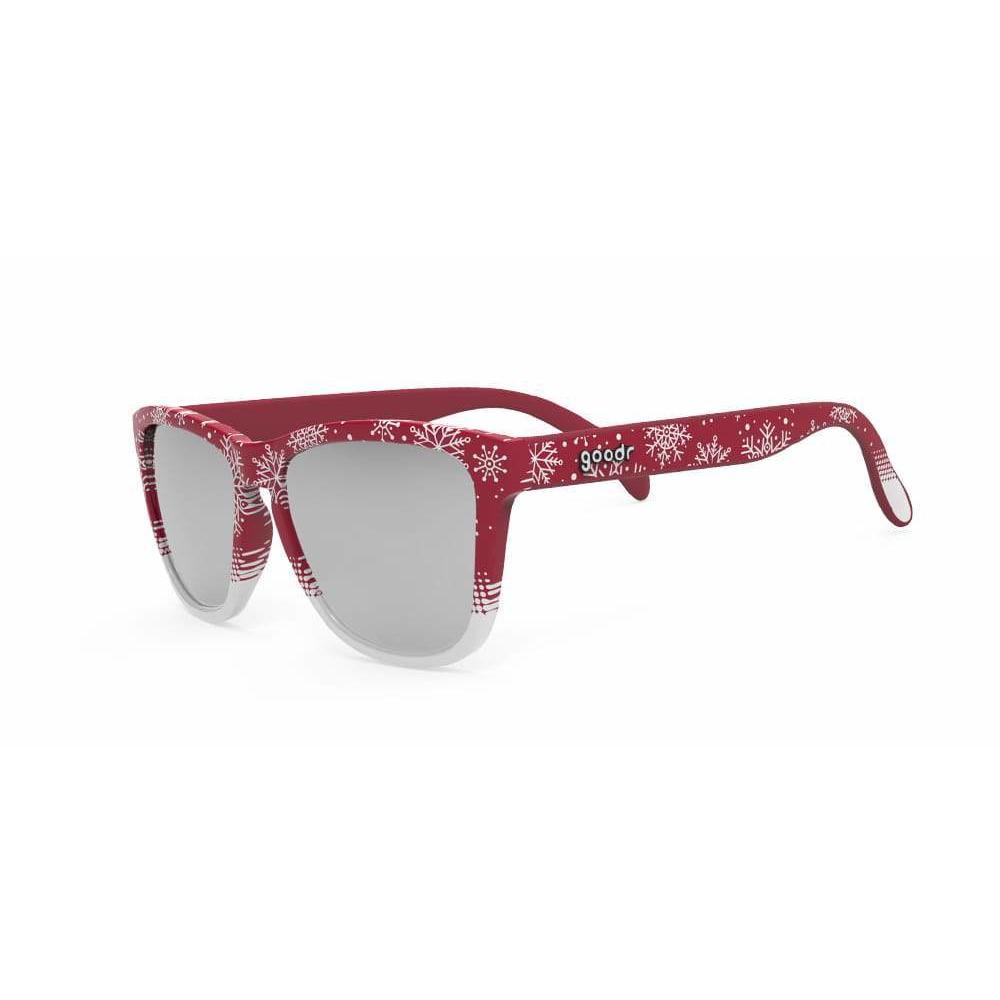 goodr Running Sunglasses - Happy Festivus Ya' Filthy Animal - Bauman's Running & Walking Shop