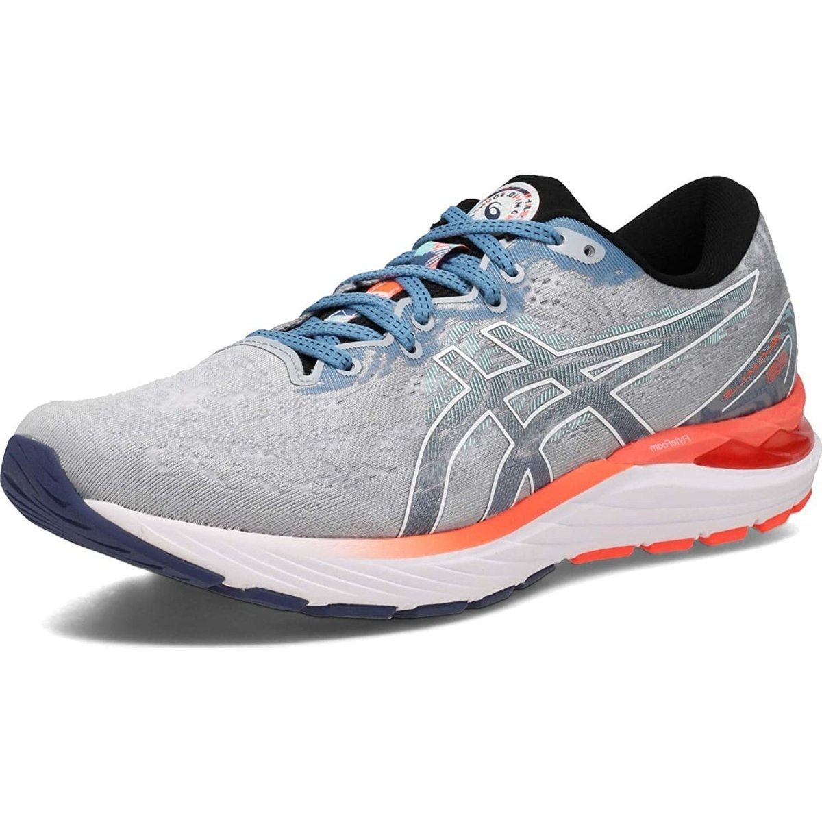 Men's ASICS GEL-CUMULUS 23 (Piedmont Grey/White) - Bauman's Running & Walking Shop