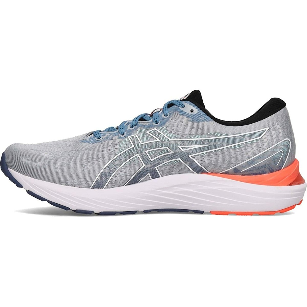 Men's ASICS GEL-CUMULUS 23 (Piedmont Grey/White) - Bauman's Running & Walking Shop