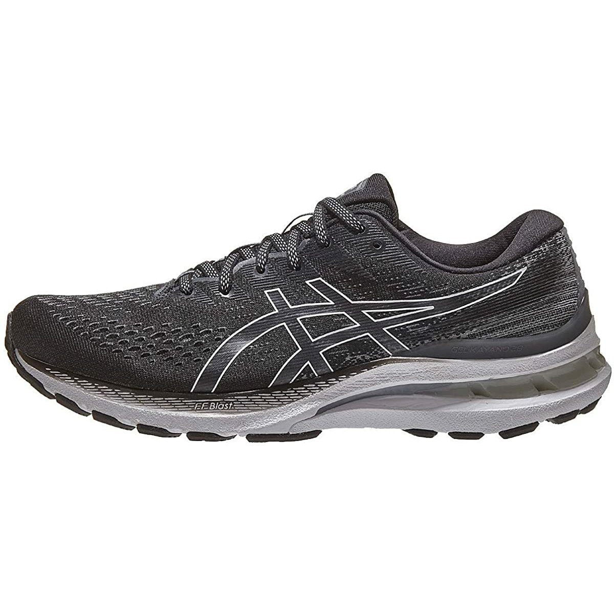 Men's ASICS GEL-KAYANO 28 (Black/White) - Bauman's Running & Walking Shop