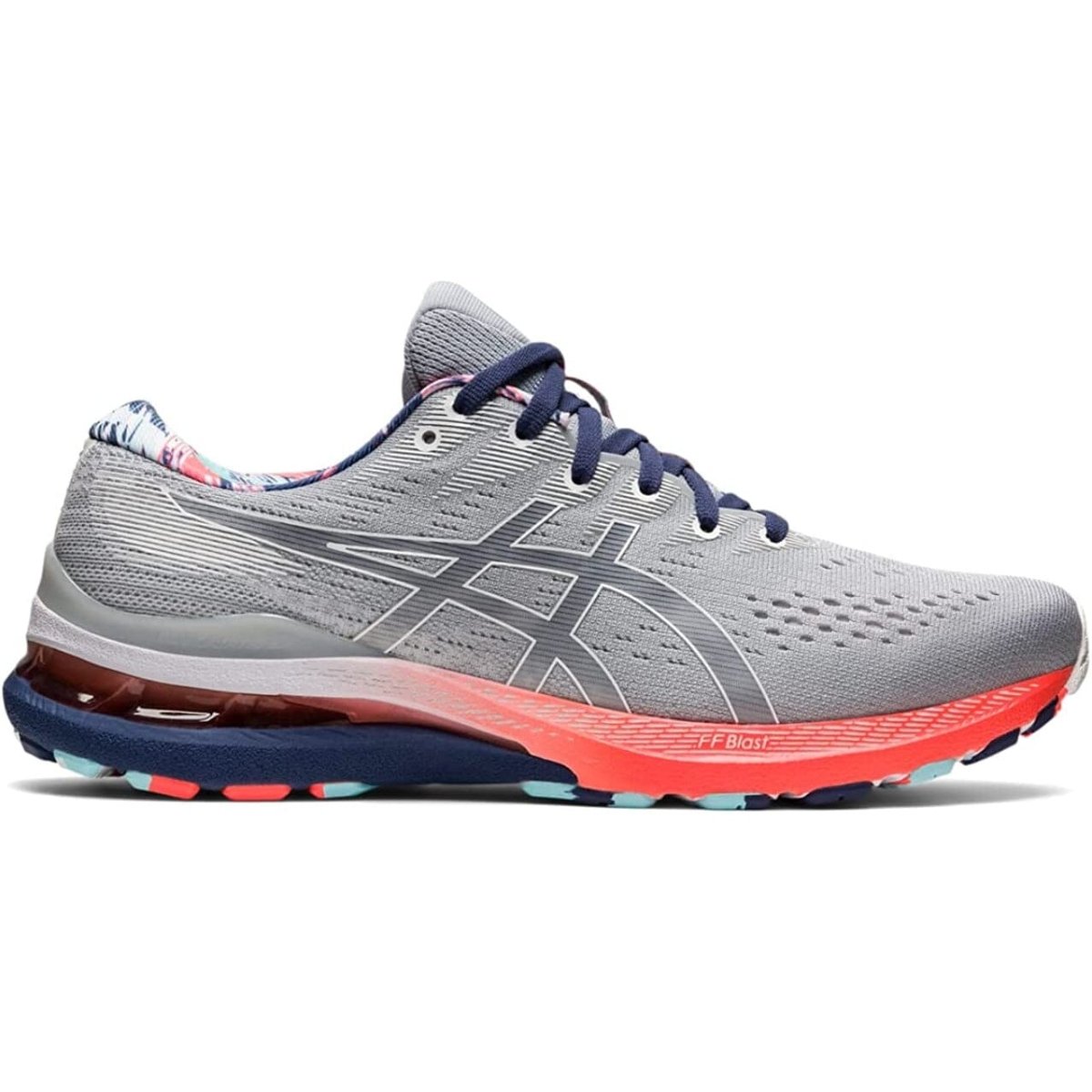 Men's ASICS GEL-KAYANO 28 (Piedmont Grey/Thunder Blue) - Bauman's Running & Walking Shop
