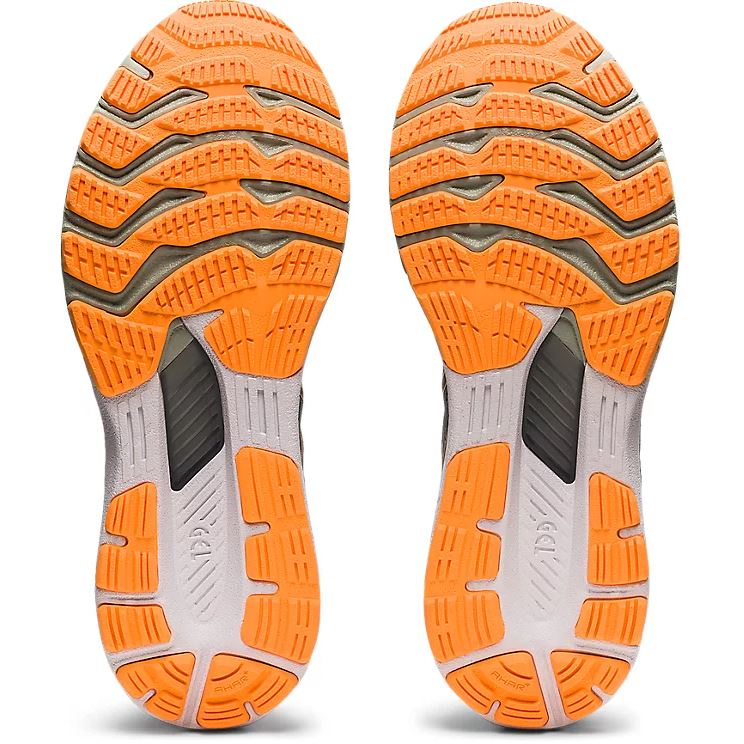 Men's ASICS GEL-KAYANO 28 (Sheet Rock/Orange Pop) - Bauman's Running & Walking Shop